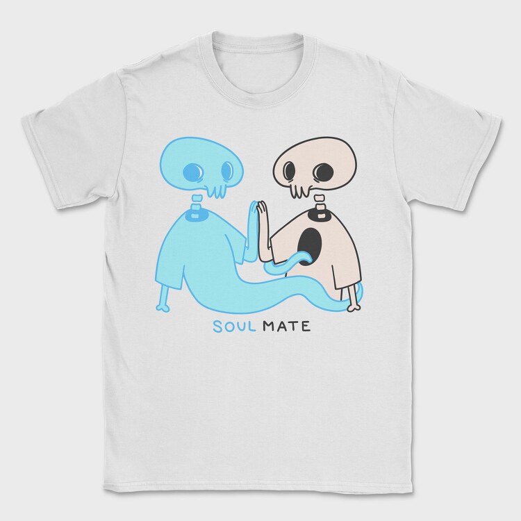 Soulmate Skeleton Vibes, Tricou Barbati (Unisex)