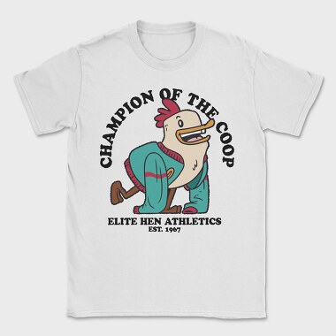Elite Hen Athlete Vintage Chicken, Tricou Barbati (Unisex)