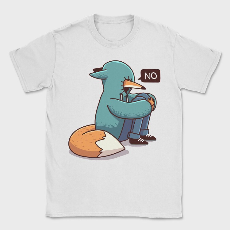 No Duck Fox, Tricou Barbati (Unisex)