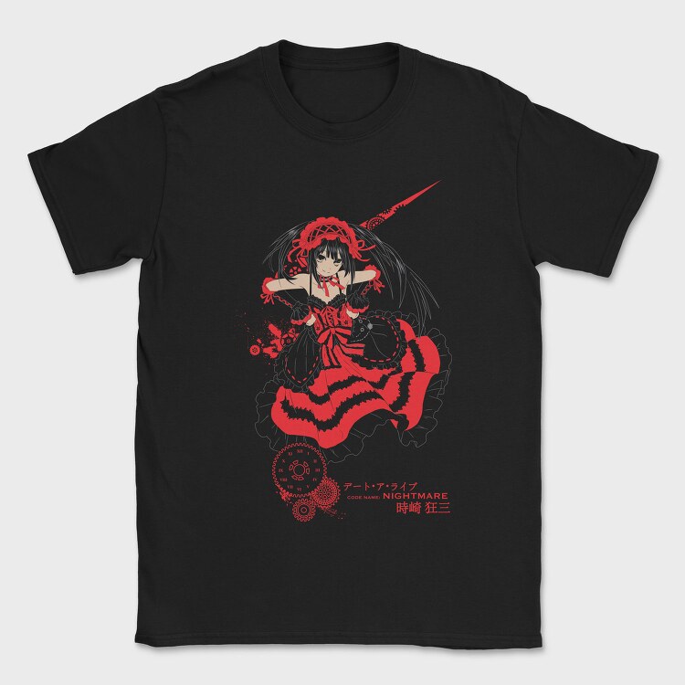 Nightmare Alice In Red, Tricou Barbati (Unisex)
