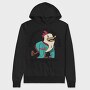 Elite Hen Athlete Vintage Chicken, Hanorac Oversize Barbati (Unisex)