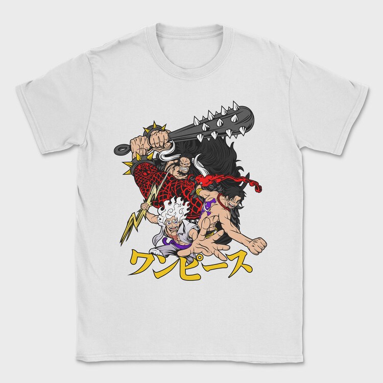 Luffy Ace Kaido, Tricou Barbati (Unisex)