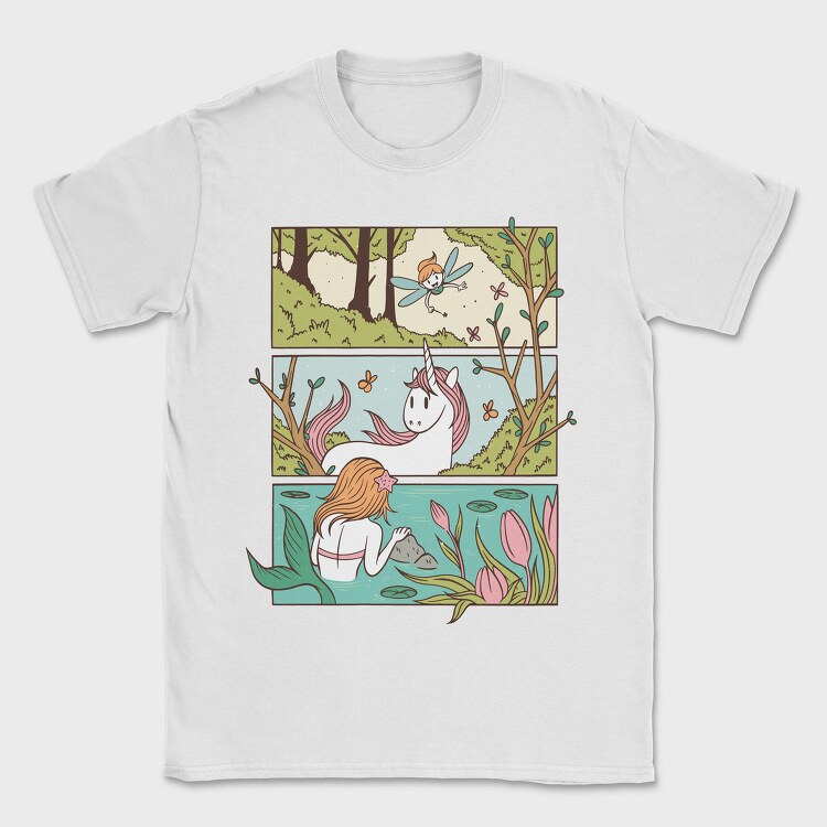 Enchanted Forest, Tricou Barbati (Unisex)
