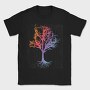 Enchanted Tree Rainbow, Tricou Barbati (Unisex)