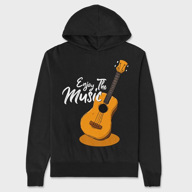 Guitar Music Joy, Hanorac Oversize Barbati (Unisex)