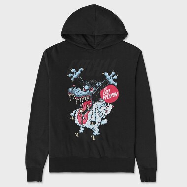 Last Weapon Howl, Hanorac Oversize Barbati (Unisex)
