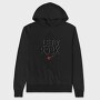 Lets Rock Hand Sign, Hanorac Oversize Barbati (Unisex)