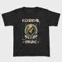 Eternal Night Skull Gothic Grim Reaper, Tricou Copii