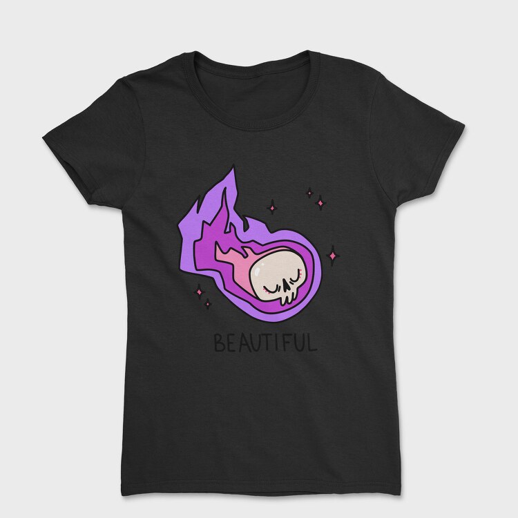 Galactic Skull Burst, Tricou Femei