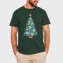 Football Christmas Tree, Tricou Barbati (Unisex)