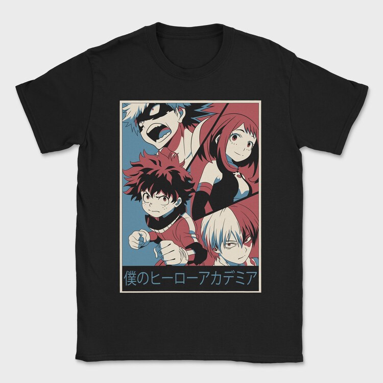 Boku No Hero Glow, Tricou Barbati (Unisex)