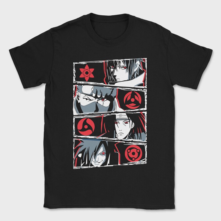 Sharingan Rebellion, Tricou Barbati (Unisex)