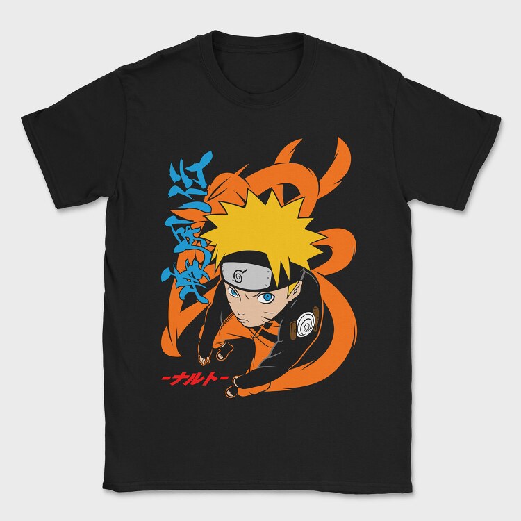Naruto Tail Roar, Tricou Barbati (Unisex)