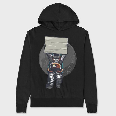 Space Explorer Sign, Hanorac Oversize Barbati (Unisex)
