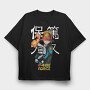 Fire Soldier Force, Tricou Oversize Barbati (Unisex)