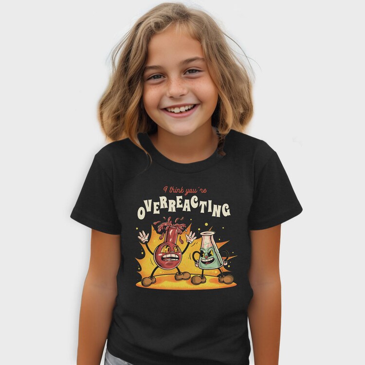 Test Tubes Cartoon, Tricou Copii