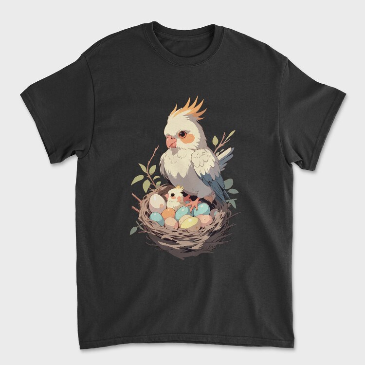 Cockatiel, Tricou Barbati (Unisex)