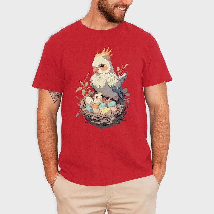 Cockatiel, Tricou Barbati (Unisex)
