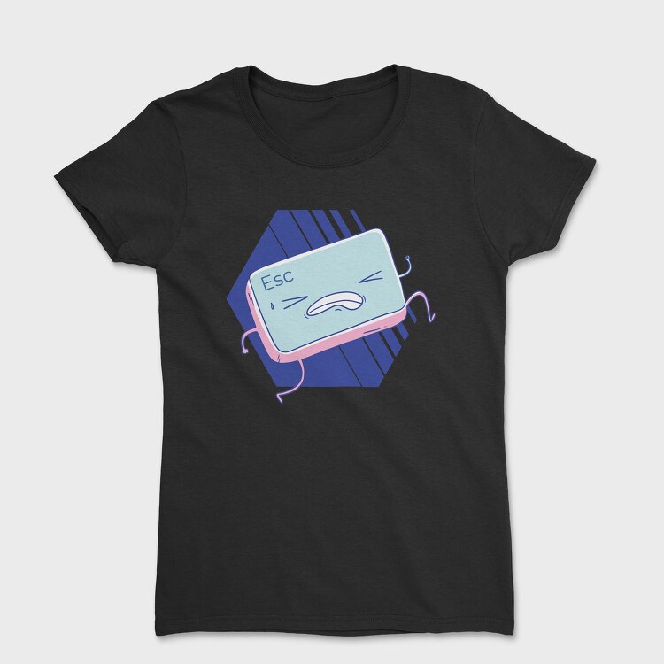 Escape Key Running Esc, Tricou Femei