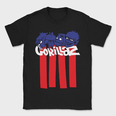 Patriotic Gorillaz, Tricou Barbati (Unisex)