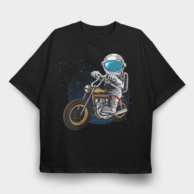 Space Rider, Tricou Oversize Barbati (Unisex)