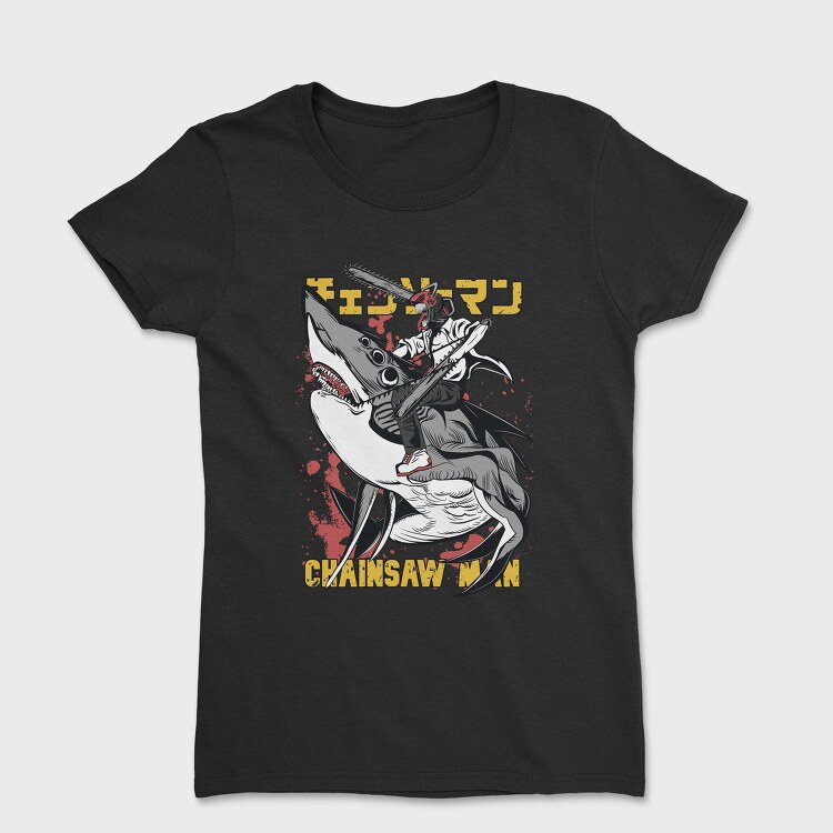 Chainsaw Shark Warrior, Tricou Femei