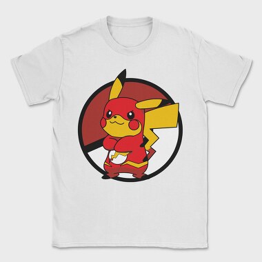 Pikachu Flash, Tricou Barbati (Unisex)