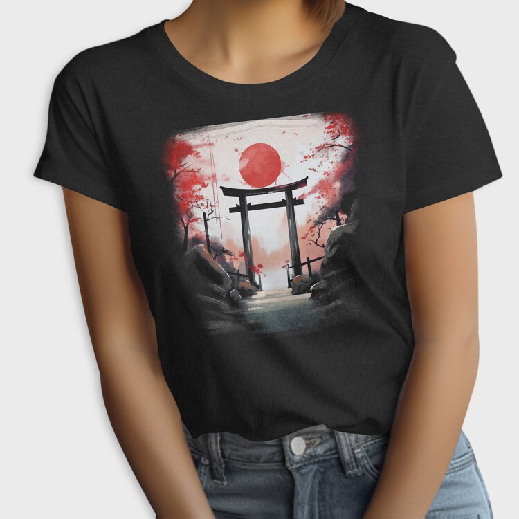 Japanese Gate Moon, Tricou Femei
