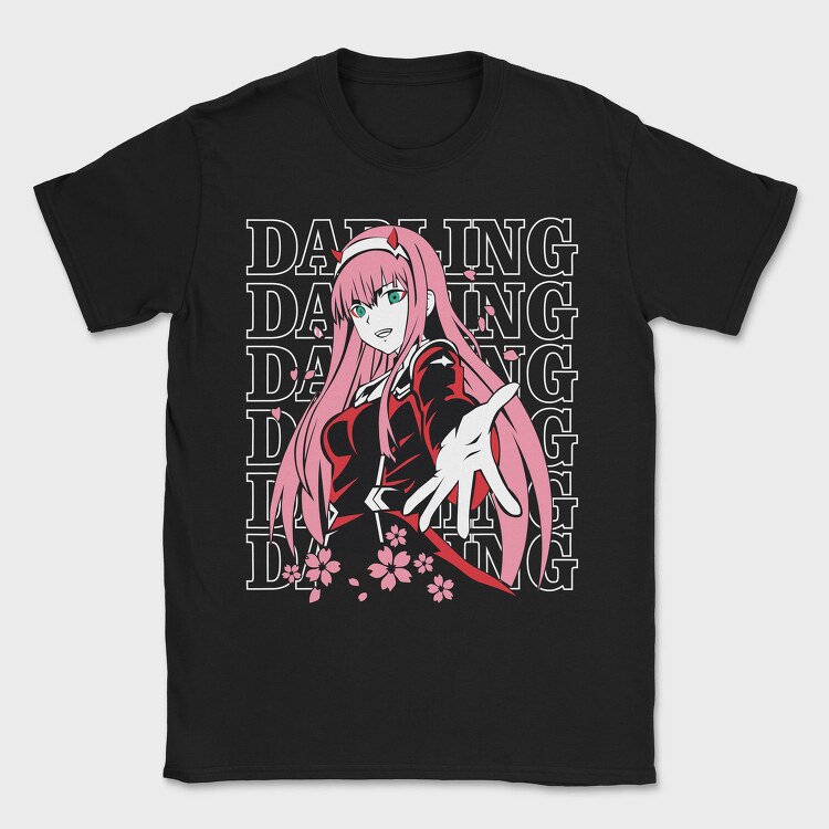 Darling Cherry Blossom, Tricou Barbati (Unisex)