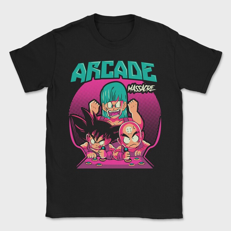 Arcade Massacre Warriors, Tricou Barbati (Unisex)