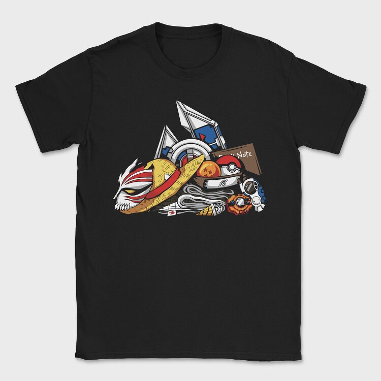 Anime Glow Vibes, Tricou Barbati (Unisex)