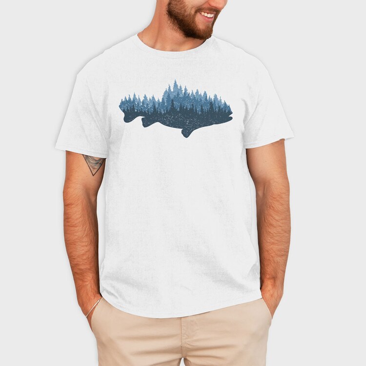 Forest Fish, Tricou Barbati (Unisex)