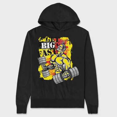 Get Big Fast, Hanorac Oversize Barbati (Unisex)