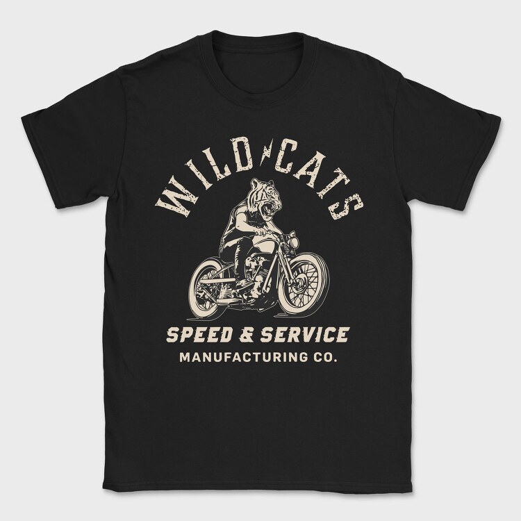 Wildcat Speed Rider, Tricou Barbati (Unisex)