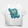 Wave Dragon Game, Tricou Oversize Barbati (Unisex)