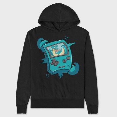Wave Dragon Game, Hanorac Oversize Barbati (Unisex)