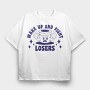 Wake Up And Fight, Tricou Oversize Barbati (Unisex)