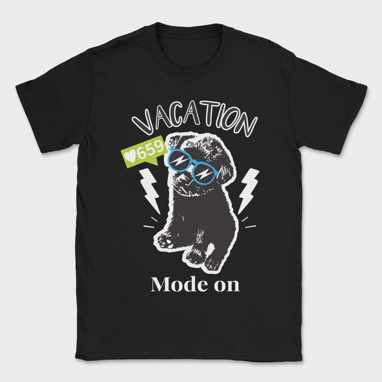 Vacation Mode On, Tricou Barbati (Unisex)