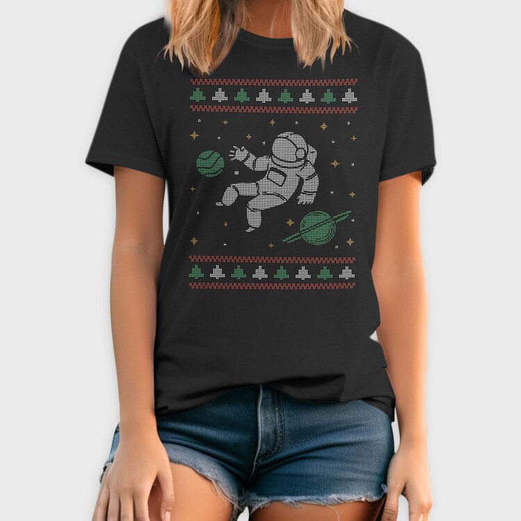 Ugly Sweater Space, Tricou Barbati (Unisex)
