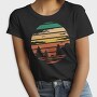 Forest Retro Sunset, Tricou Femei