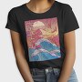 Japanese Vaporwave Big Wave, Tricou Femei