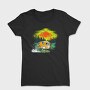 Happy Camper Sunset, Tricou Femei