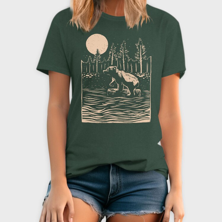 Bear Art, Tricou Barbati (Unisex)