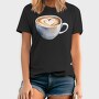Coffee Mug Heart Watercolor, Tricou Barbati (Unisex)