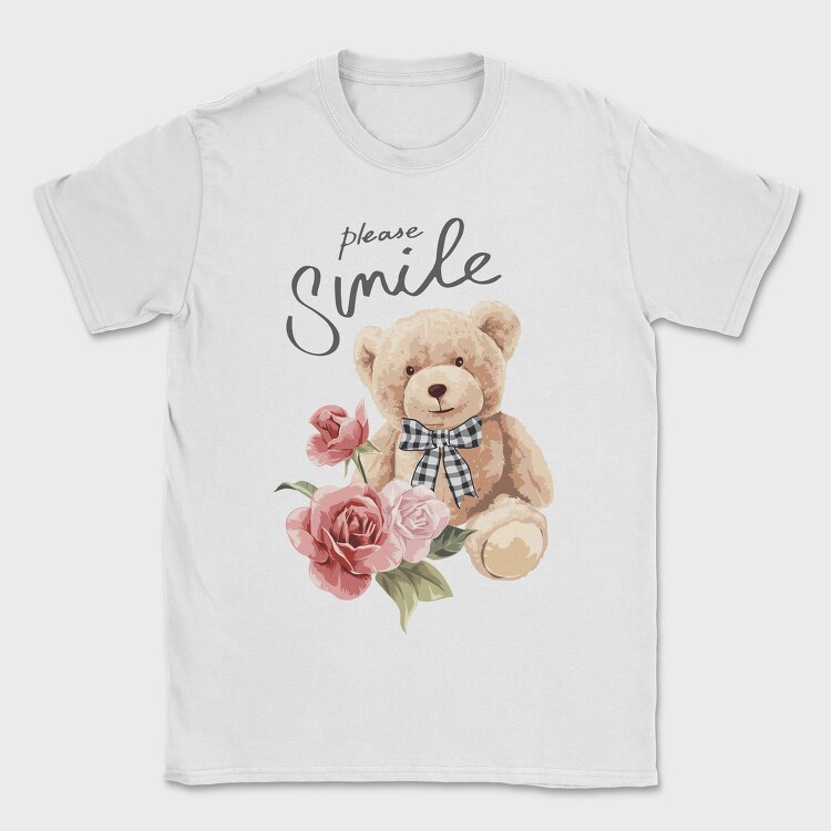 Teddy Rose Smile, Tricou Barbati (Unisex)