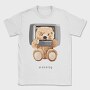Teddy Pixel Screen, Tricou Barbati (Unisex)