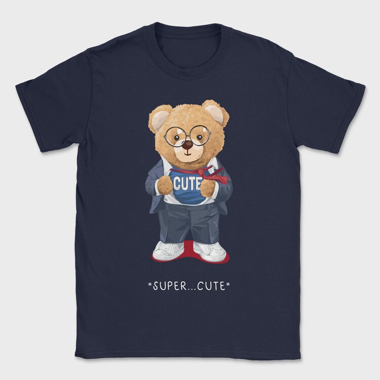 Teddy Hipster Vibes, Tricou Barbati (Unisex)