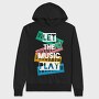 Music Keys Stack, Hanorac Oversize Barbati (Unisex)