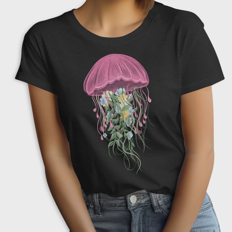 Jellyfish and Flowers, Tricou Femei