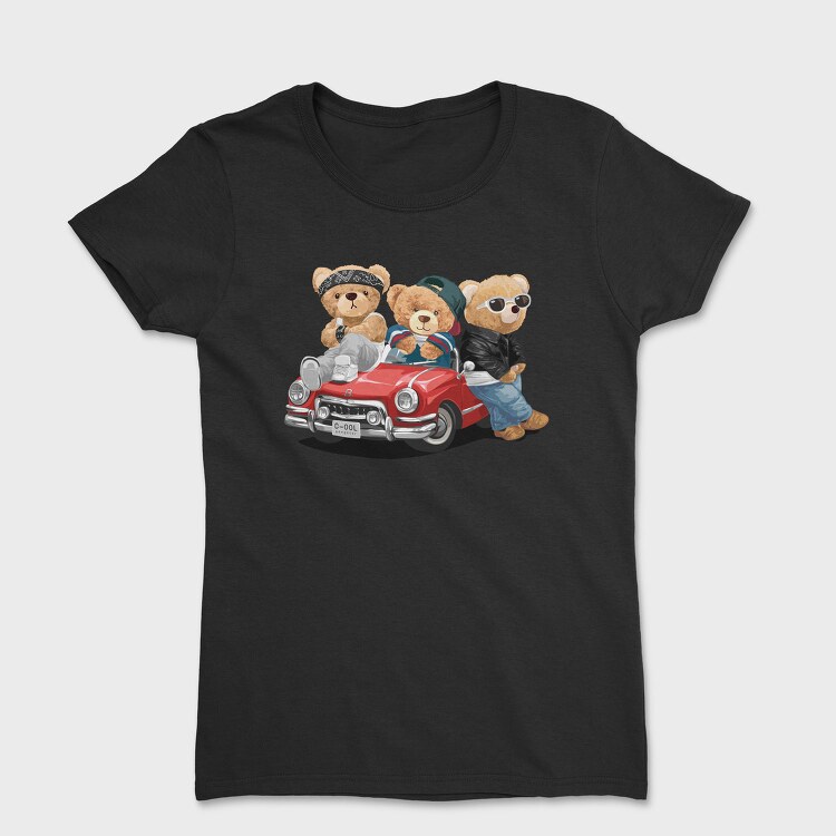 Teddy Bear Gangster Ride, Tricou Femei